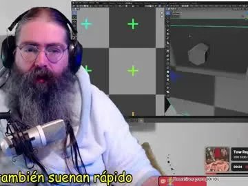 mjolnirinyou — Welcome to my Blender learning arc E07S01 - #gamedev  #goth #nonude #art #longhair #smoking  #indiedev