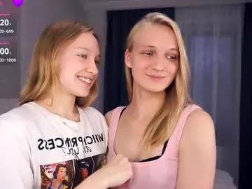 tobicovitt — GOAL: Play with our asses <3 [55 tokens remaining] Hello! We are Mary and Lilly! Let's shine with us! #new #couple #18 #shy #blonde